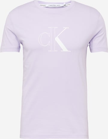 Maglietta di Calvin Klein Jeans in lilla: frontale