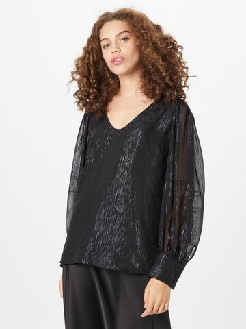 ESPRIT - Blusa 'Poly' en negro: frente