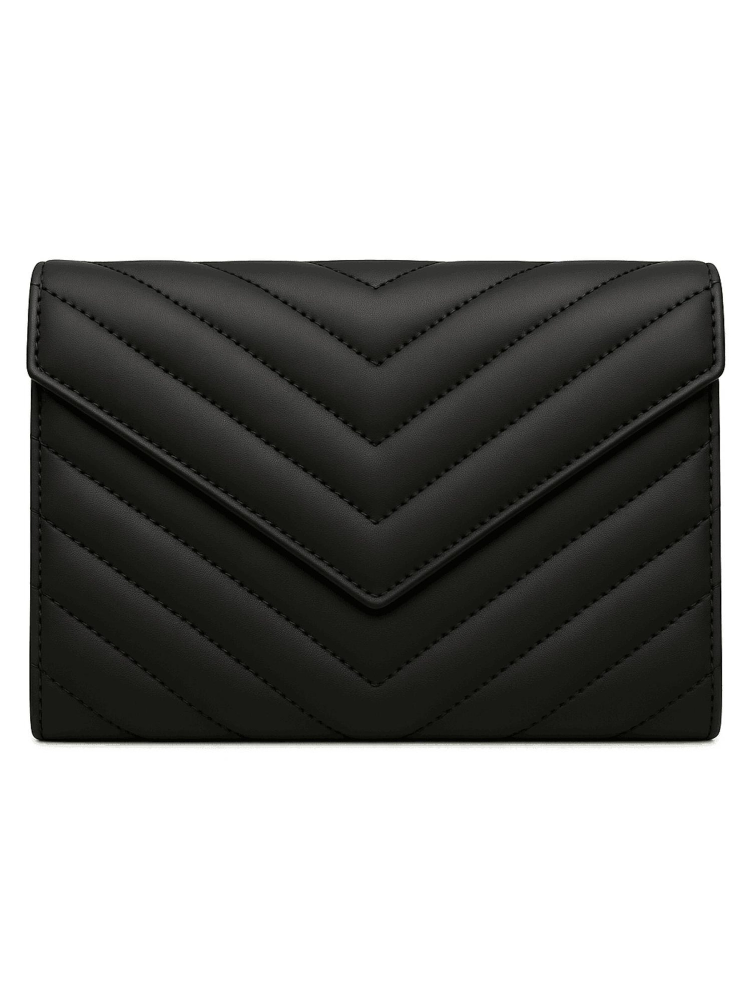 Sellenes Clutch 'Valey' in Black: front