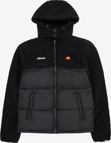 ELLESSE Regular fit Φθινοπωρινό και ανοιξιάτικο μπουφάν 'SPARRA' σε μαύρο: μπροστά