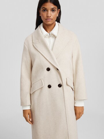 Bershka Between-seasons coat in Beige