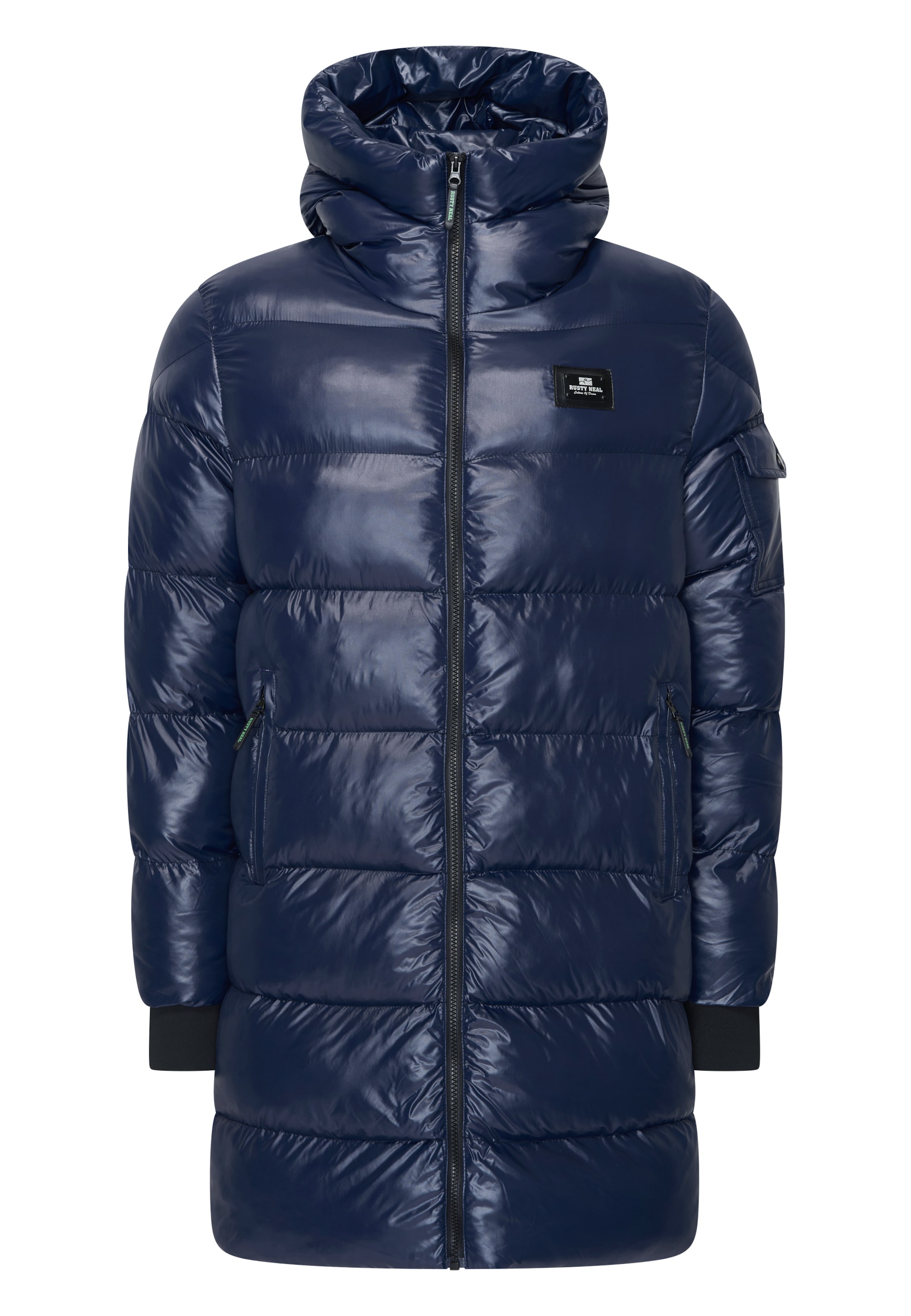 Rusty Neal Steppjacke in XL in blau, Produktansicht