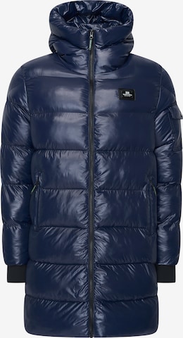 Rusty Neal Steppjacke in Blau: Vorderseite
