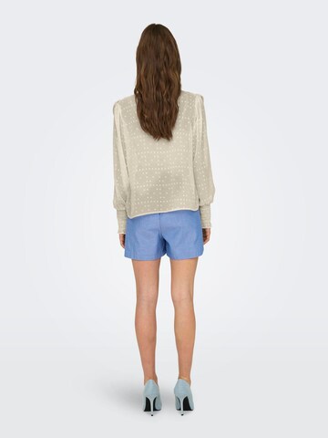 ONLY Bluse 'ONLELEANOR' in Beige