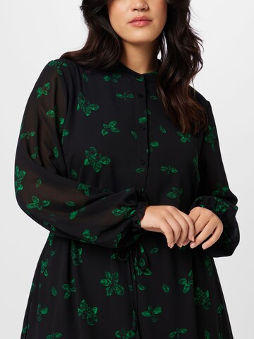 ONLY Carmakoma Shirt Dress 'MISCHA' in Black