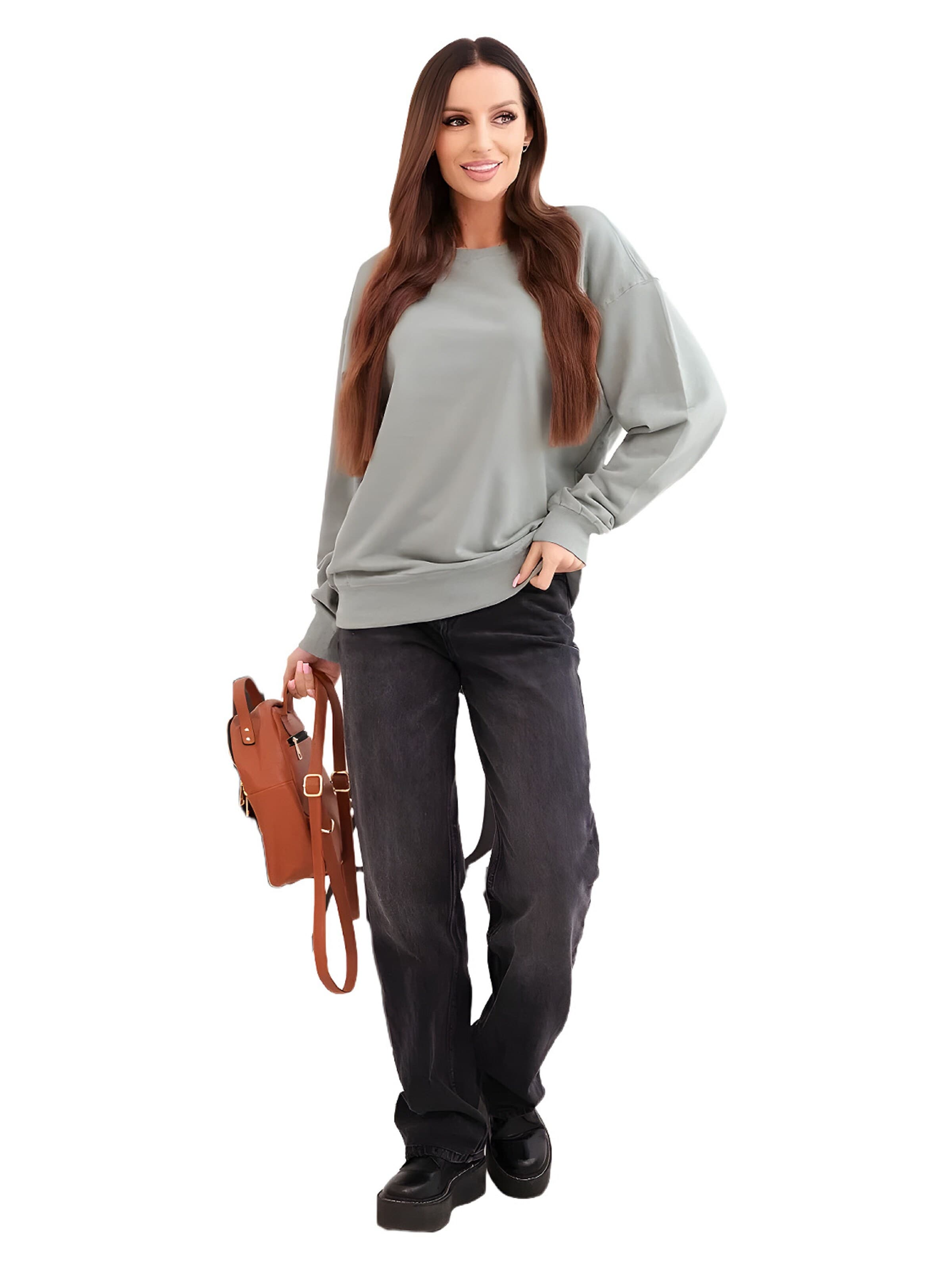 Sweat-shirt Lumera en vert