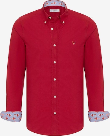 By Diess Collection Slim Fit Paita värissä punainen: etupuoli