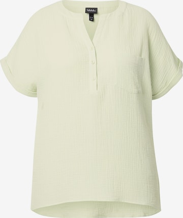 Ulla Popken Blouse in Groen: voorkant