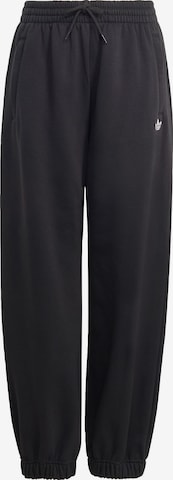 Loosefit Pantalon 'Trefoil' ADIDAS ORIGINALS en noir : devant