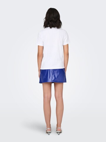 Tricou 'ONLOLIVIA' de la ONLY pe alb