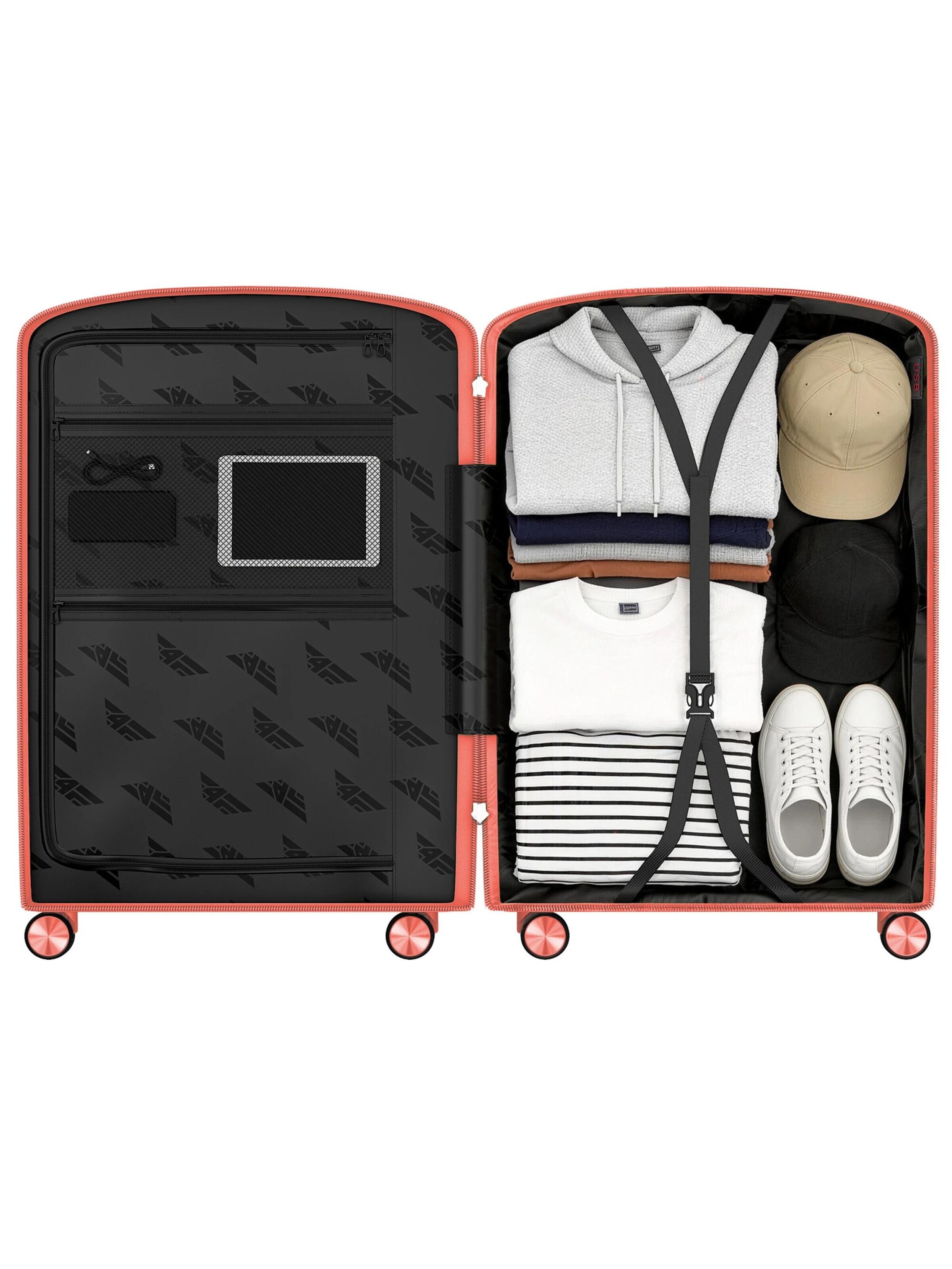 4FLY Suitcase Set 'Pixel' in Orange
