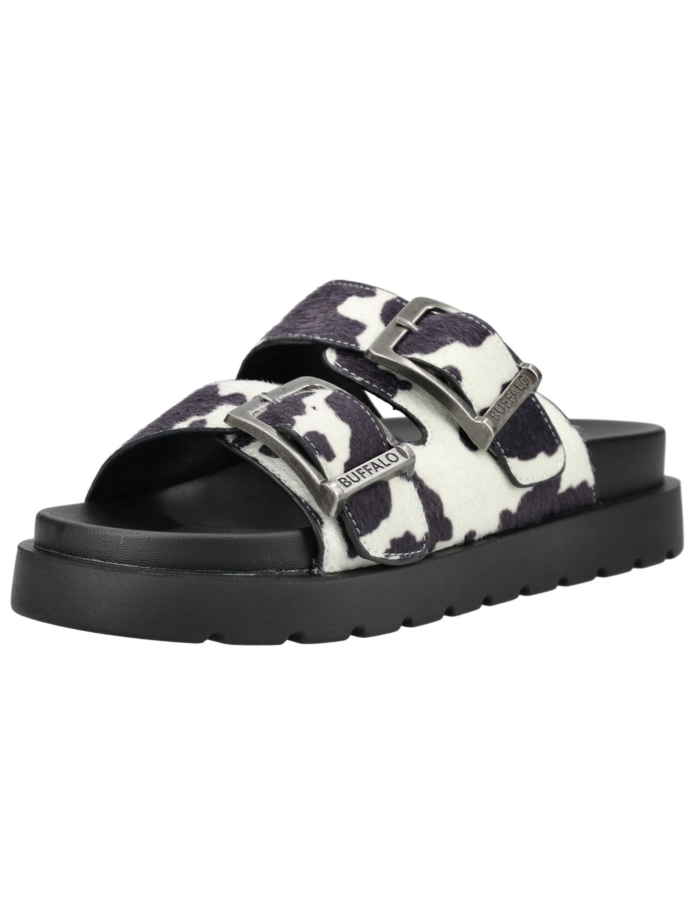 BUFFALO Pantolette in Schwarz: Vorderseite