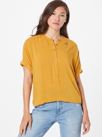 Camicia da donna 'RICOTA' di Ragwear in giallo: frontale