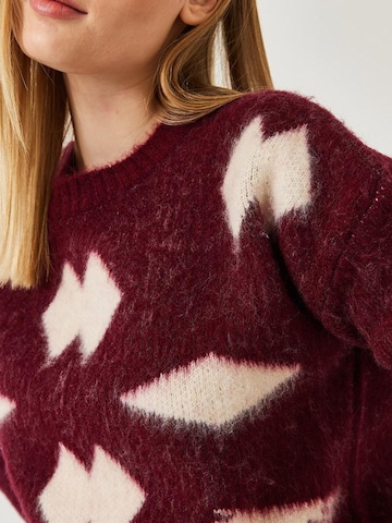 Bianco Lucci Pullover in Rot