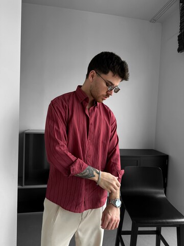 Kleidermafia Regular Fit Hemd‌‌‌‌‌‌ in Rot