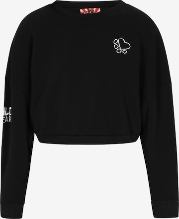 myMo ROCKS Суичър 'Comfy' в черно: отпред