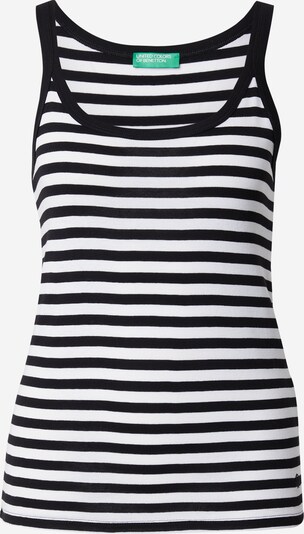 UNITED COLORS OF BENETTON Top in Black / White, Item view