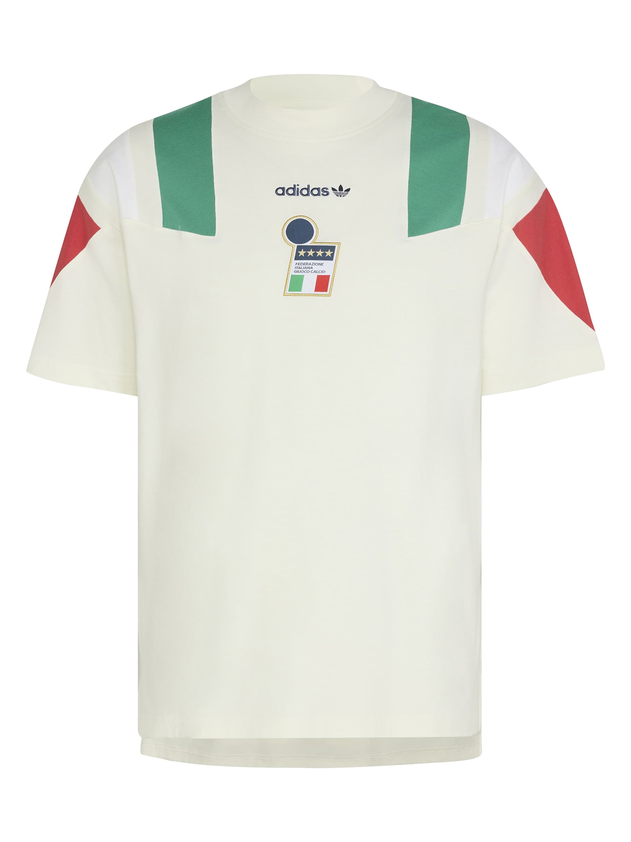 ADIDAS PERFORMANCE Toiminnallinen paita 'FIGC EQT' koossa XS värissä vihreä / punainen / villanvalkoinen / luonnonvalkoinen, Tuotenäkymä