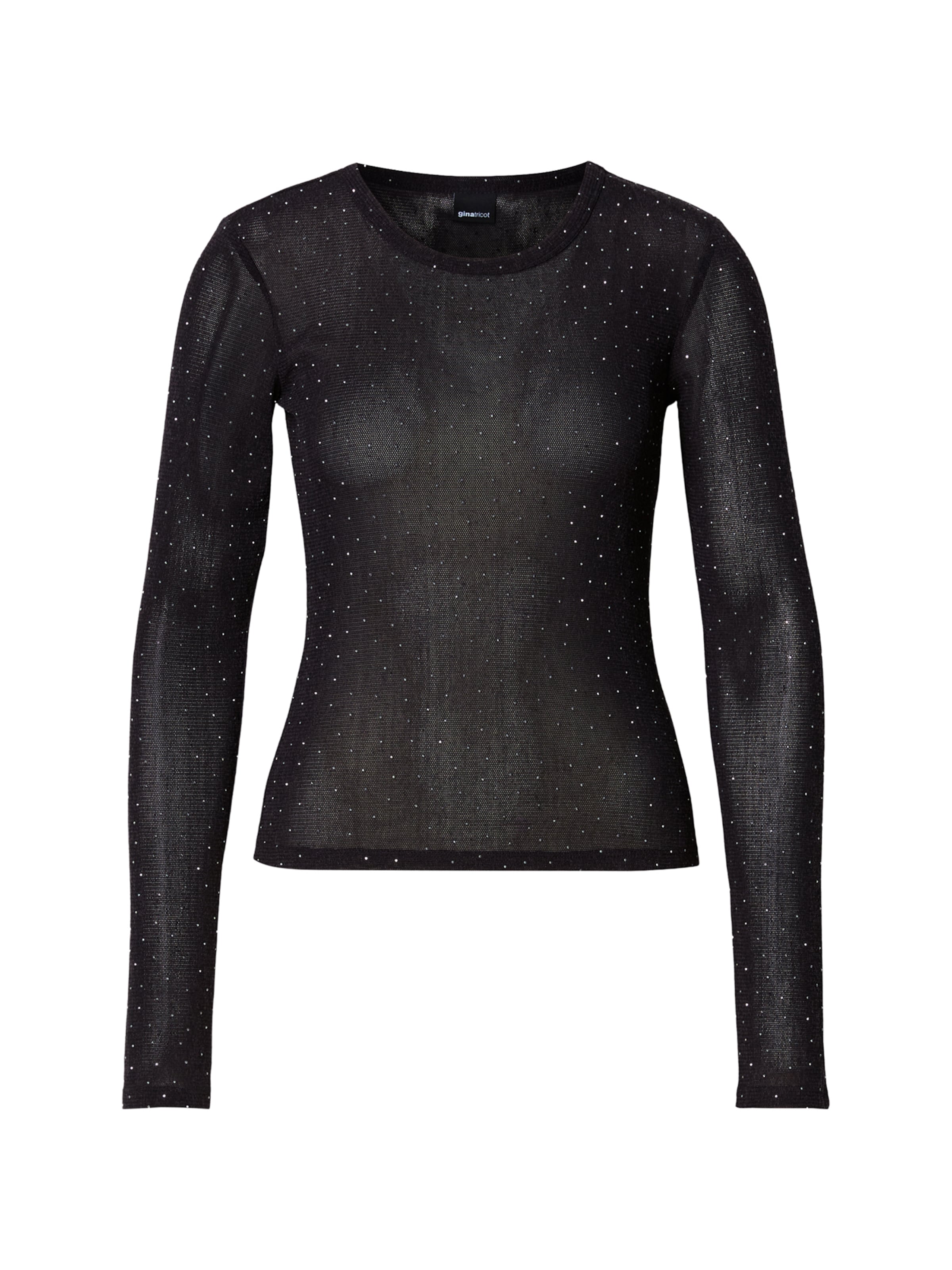 Gina Tricot Tričko – černá: přední strana