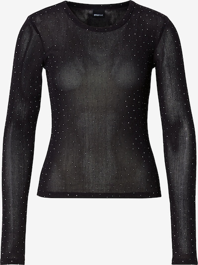 Marškinėliai iš Gina Tricot, spalva – juoda / sidabrinė, Prekių apžvalga