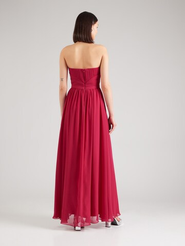 Robe de soirée mascara en rose