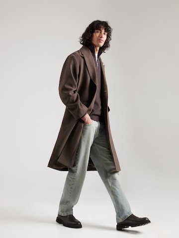 Pull-over 'SLHBERG' SELECTED HOMME en marron