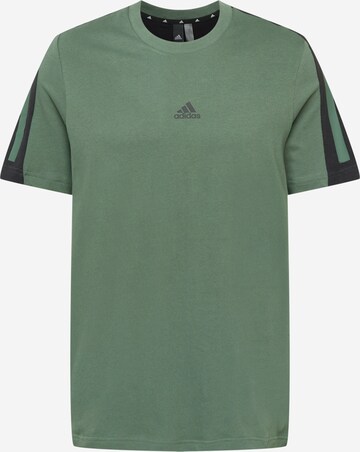 T-Shirt fonctionnel 'Future Icons 3-Stripes' ADIDAS SPORTSWEAR en vert : devant