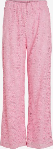 VILA Wide Leg Bukser 'Begena' i pink: forside