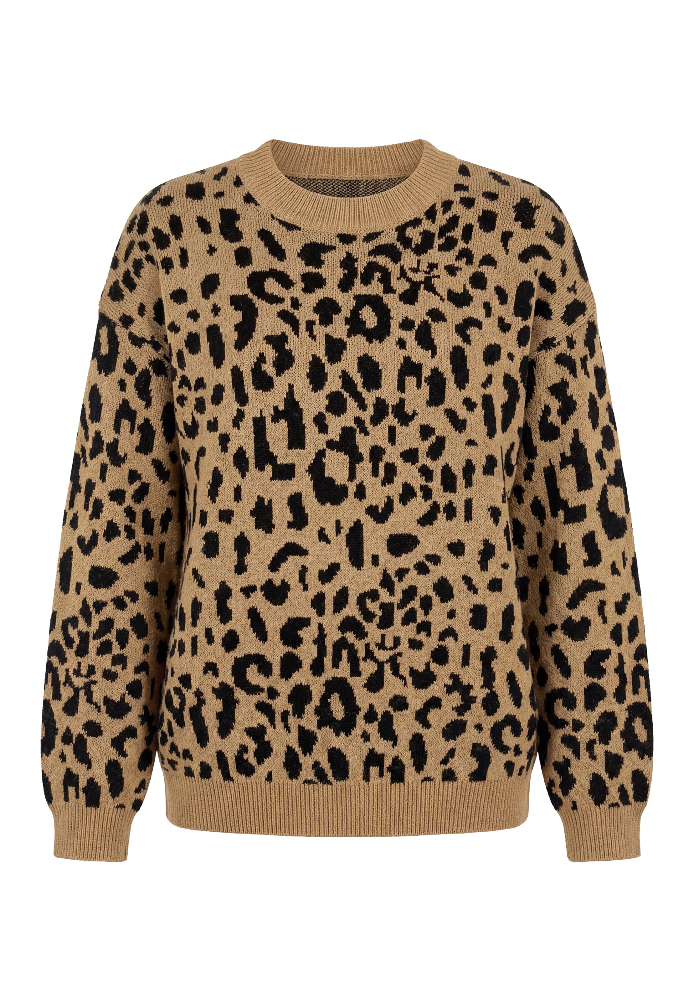 faina Trui in Beige: voorkant