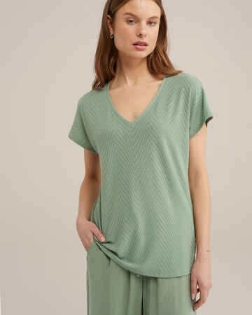 T-shirt WE Fashion en vert