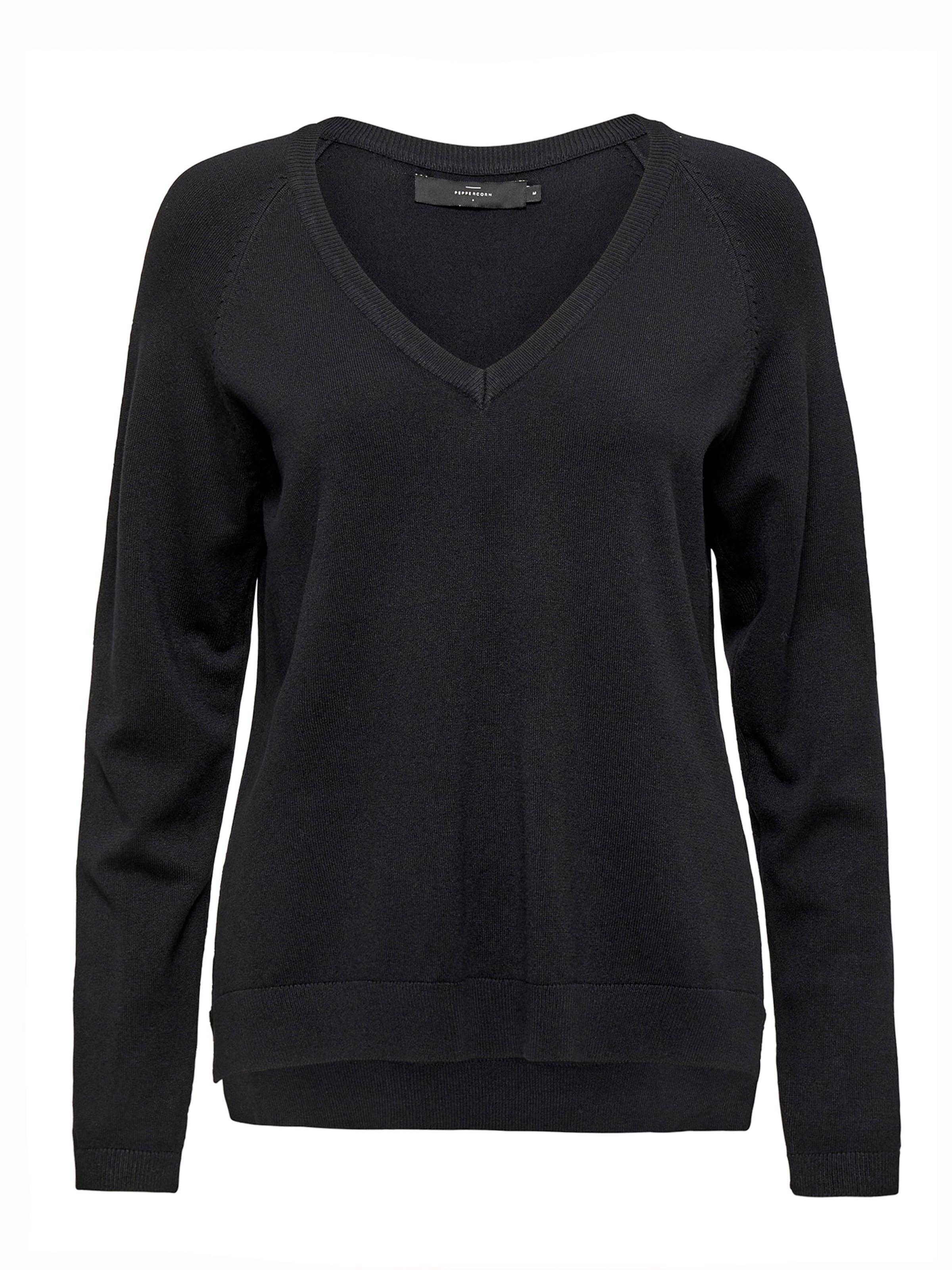 Peppercorn Pullover 'Tana' in Schwarz: Vorderseite