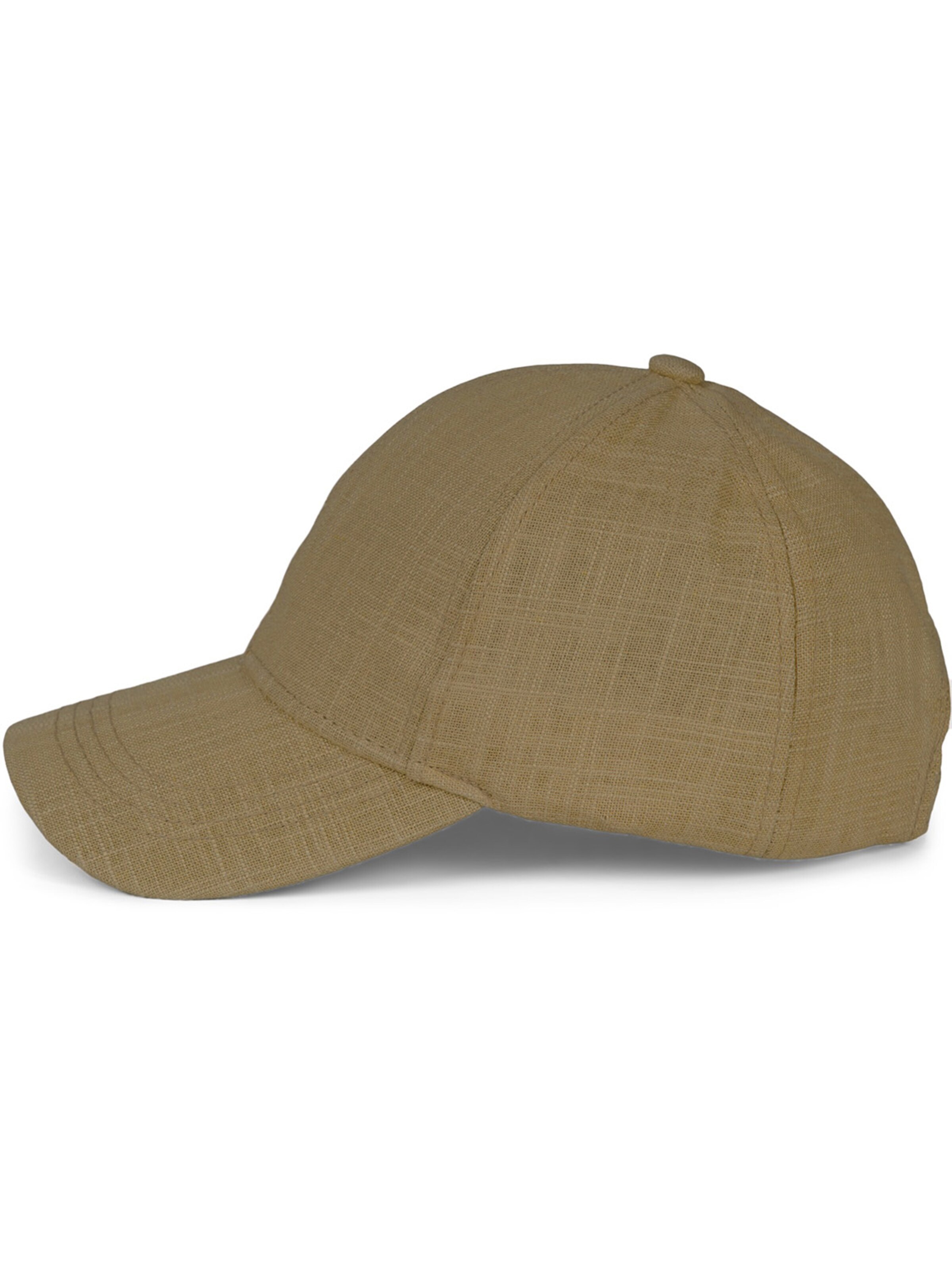 styleBREAKER Cap 'Leinen Baseball Cap' in Green