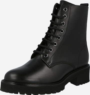 Högl Lace-Up Ankle Boots 'Clay' in Black: front