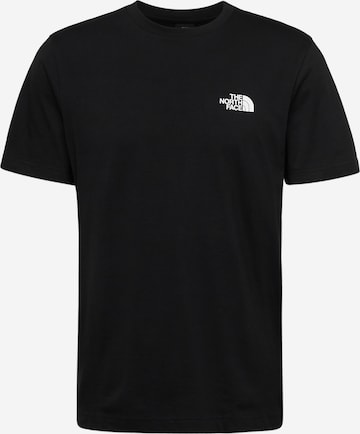 T-Shirt THE NORTH FACE en noir : devant