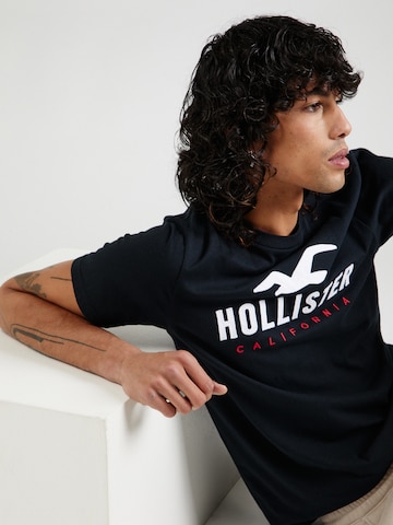 HOLLISTER Футболка в Черный