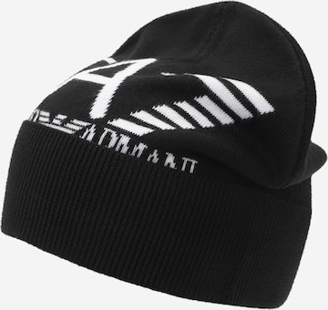 melns EA7 Emporio Armani Cepure: no priekšpuses
