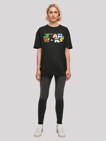T-shirt oversize 'Star Wars Character' F4NT4STIC en noir