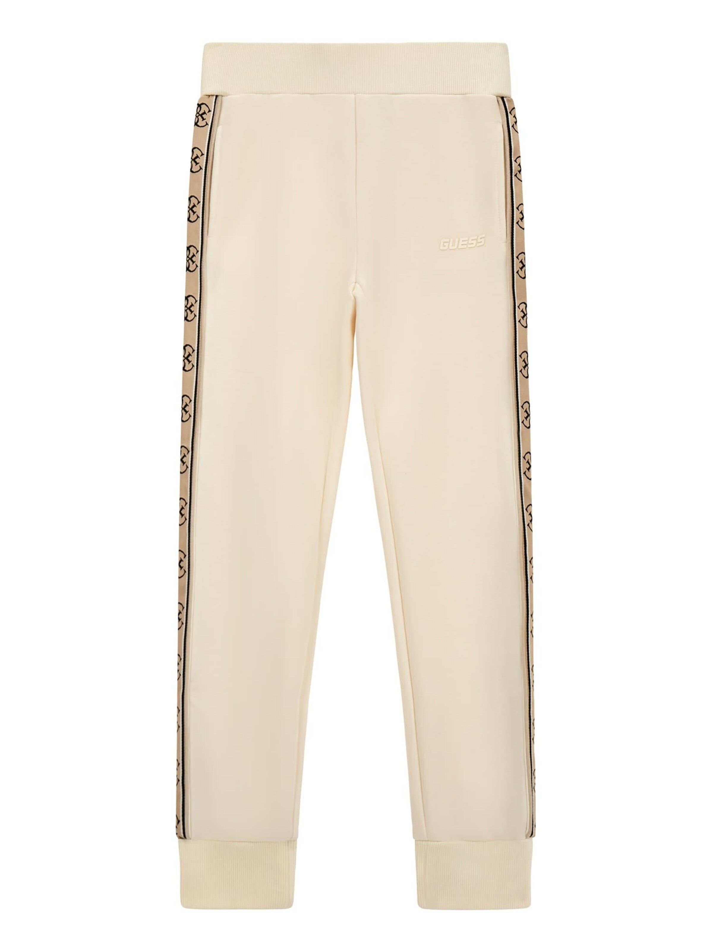 GUESS Tapered Pants in Beige: front