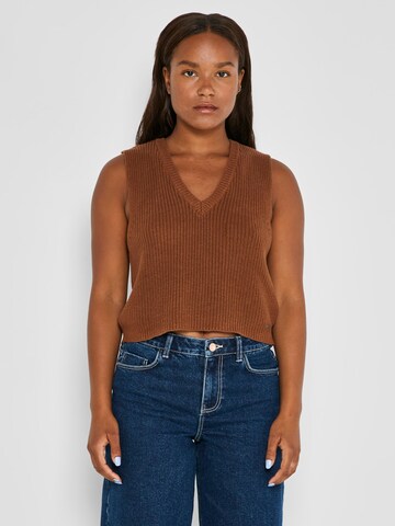 Noisy may Sweater 'Rossita' in Brown: front