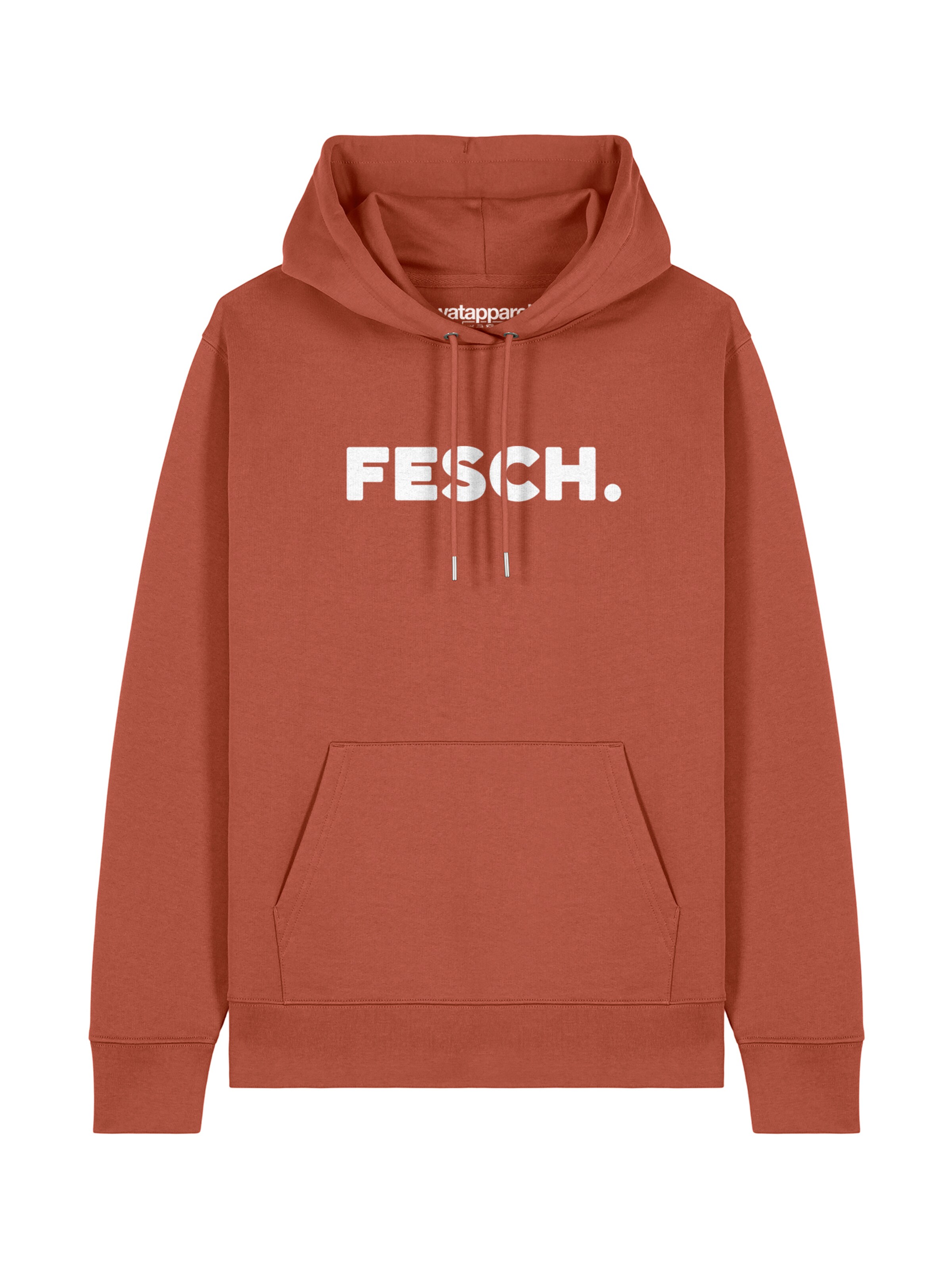 Watapparel Sweatshirt ' Fesch ' in Braun: Vorderseite