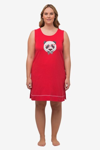 Chemise de nuit Ulla Popken en rouge : devant