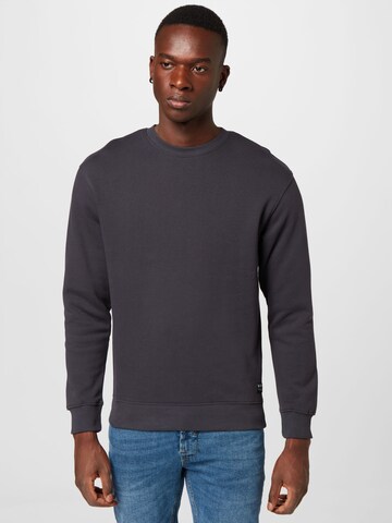 TOM TAILOR DENIM Sweatshirt in Grau: predná strana