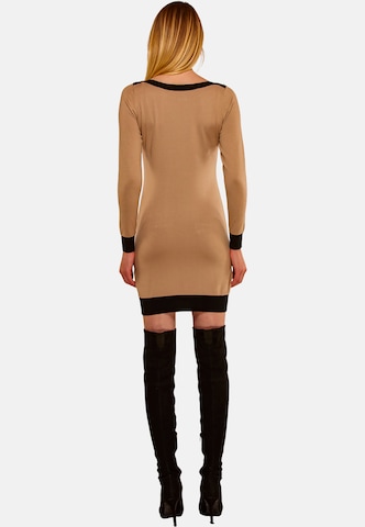 TOOche Jurk 'Classy Vintage' in Beige
