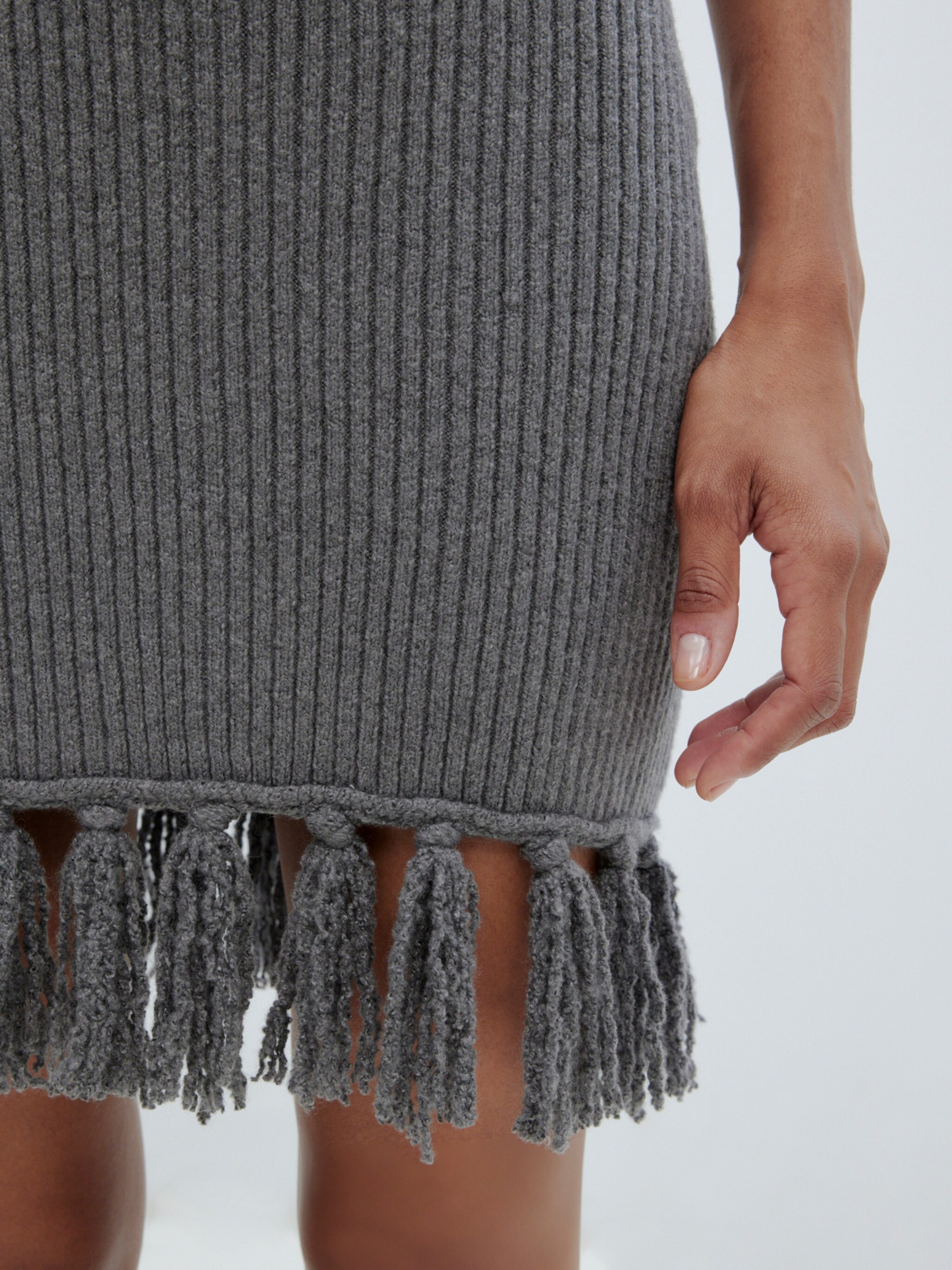 EDITED Produits Jupe 'Hege' gris foncé