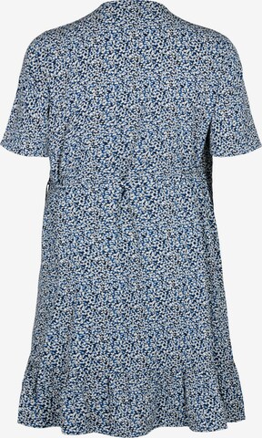 Zizzi Košilové šaty 'CAANNI' – modrá