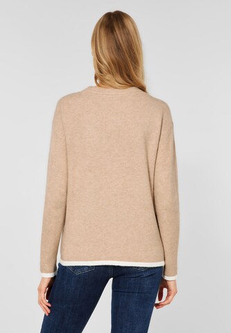 STREET ONE Pullover in Beige