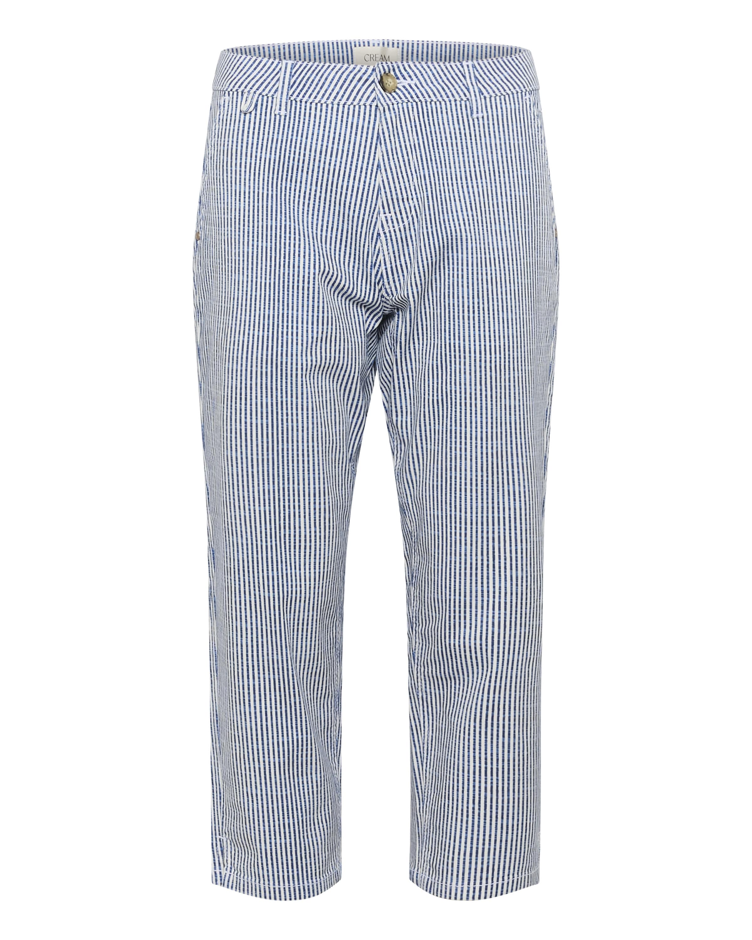 Cream - Regular Calças 'Berta' em azul: frente