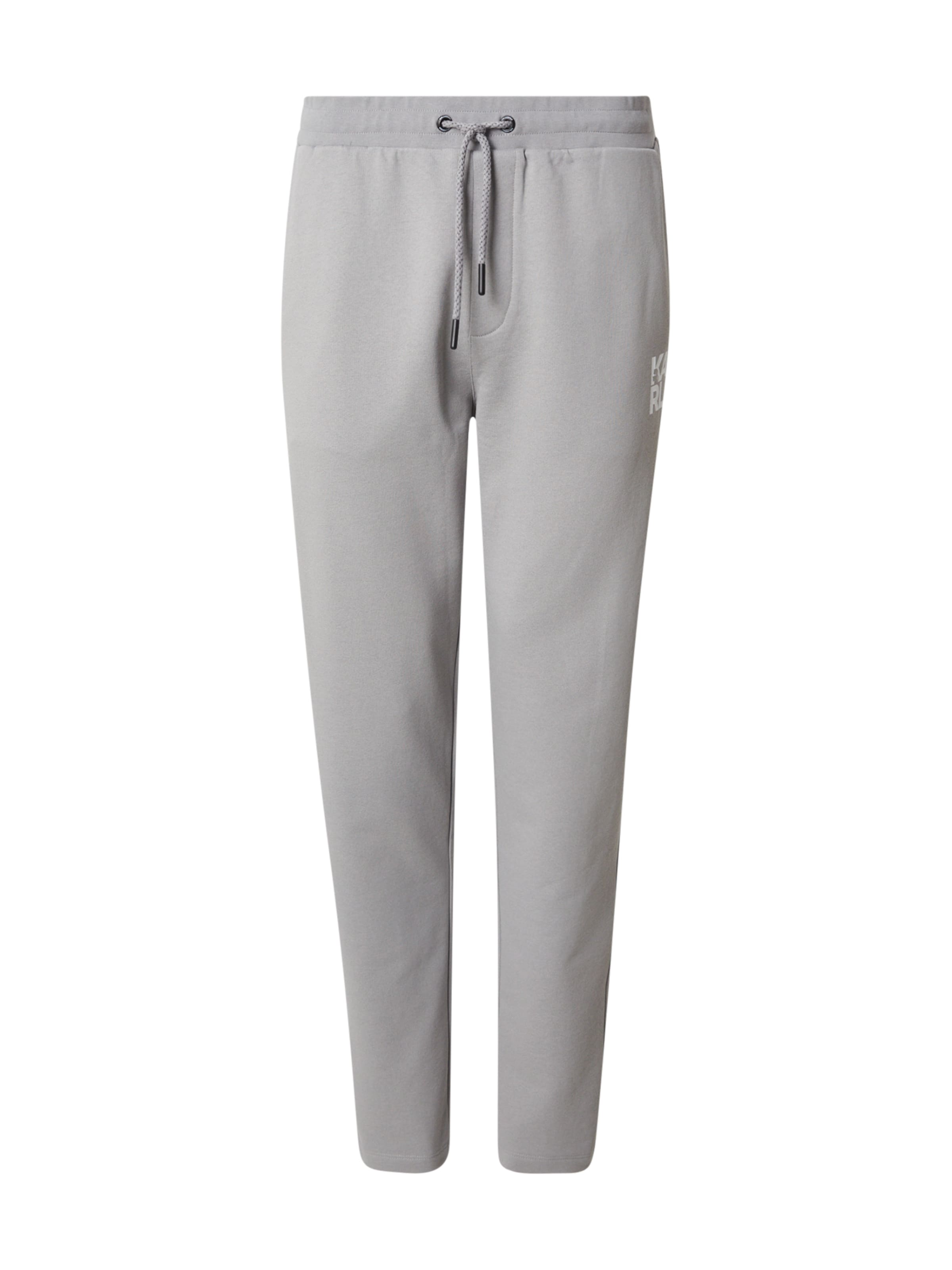 Regular Pantalon Karl Lagerfeld en gris : devant