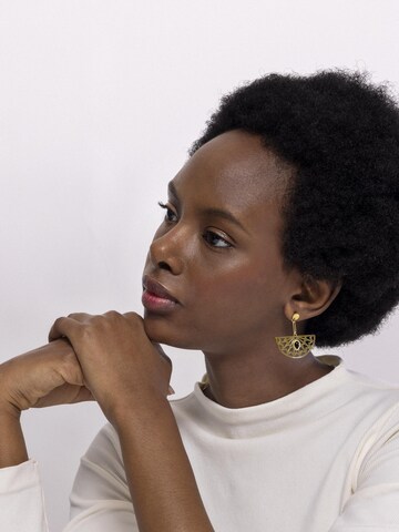 Luxenter Earrings 'Tawa' in Black