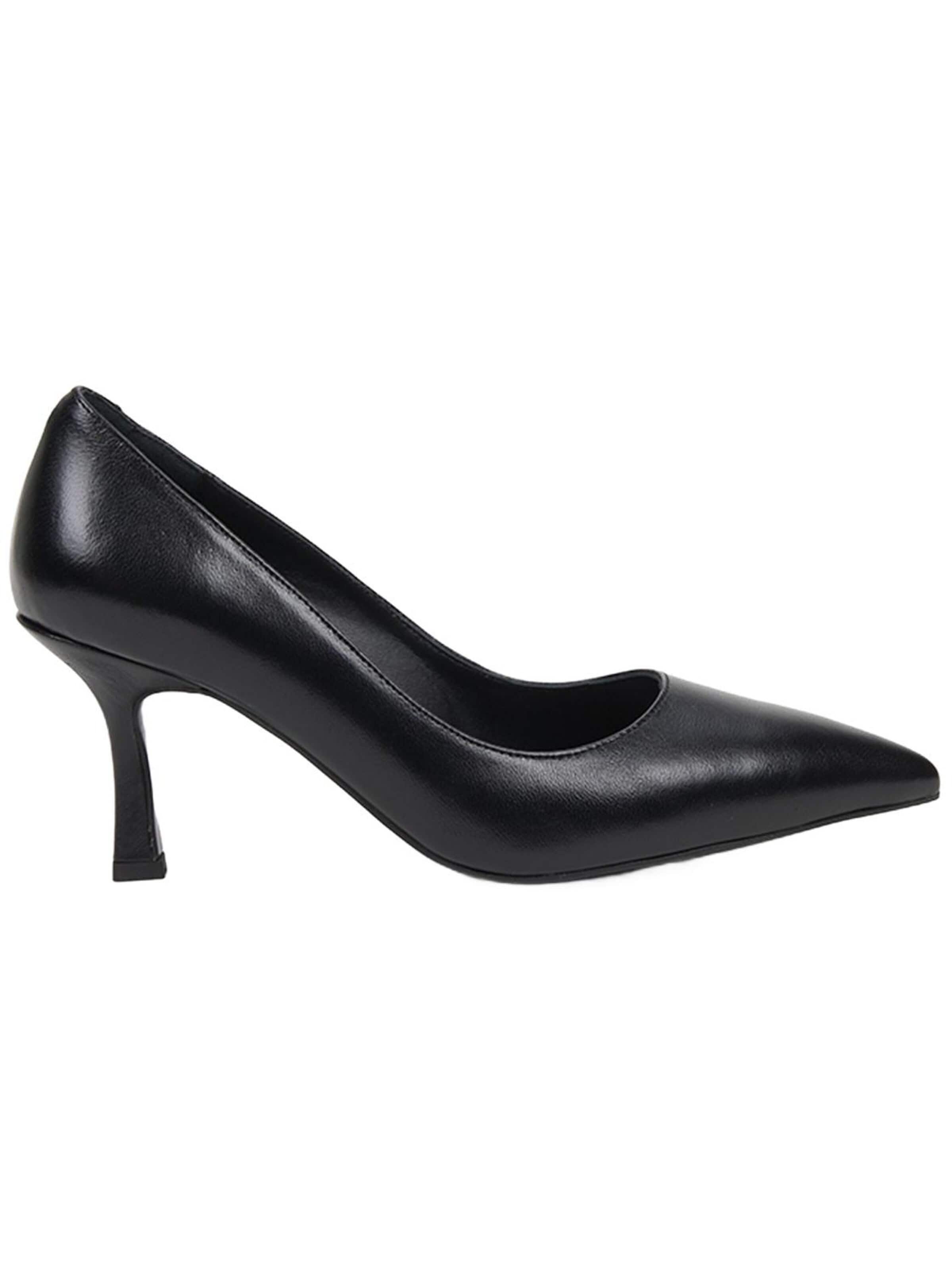 Desa - Zapatos con plataforma en negro: frente